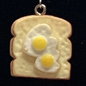 Toast Earring, Egg Earring, Funny Food Earring, Gift Idea, Silly Earring, Cook